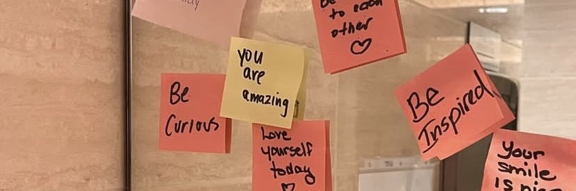 karma’s got a kiss for you banner