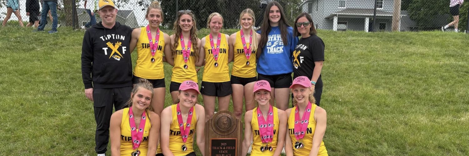 Tipton Girls Track & Field banner