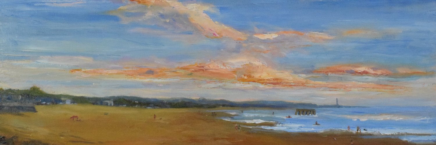 Sinclair Goudie oil painter banner