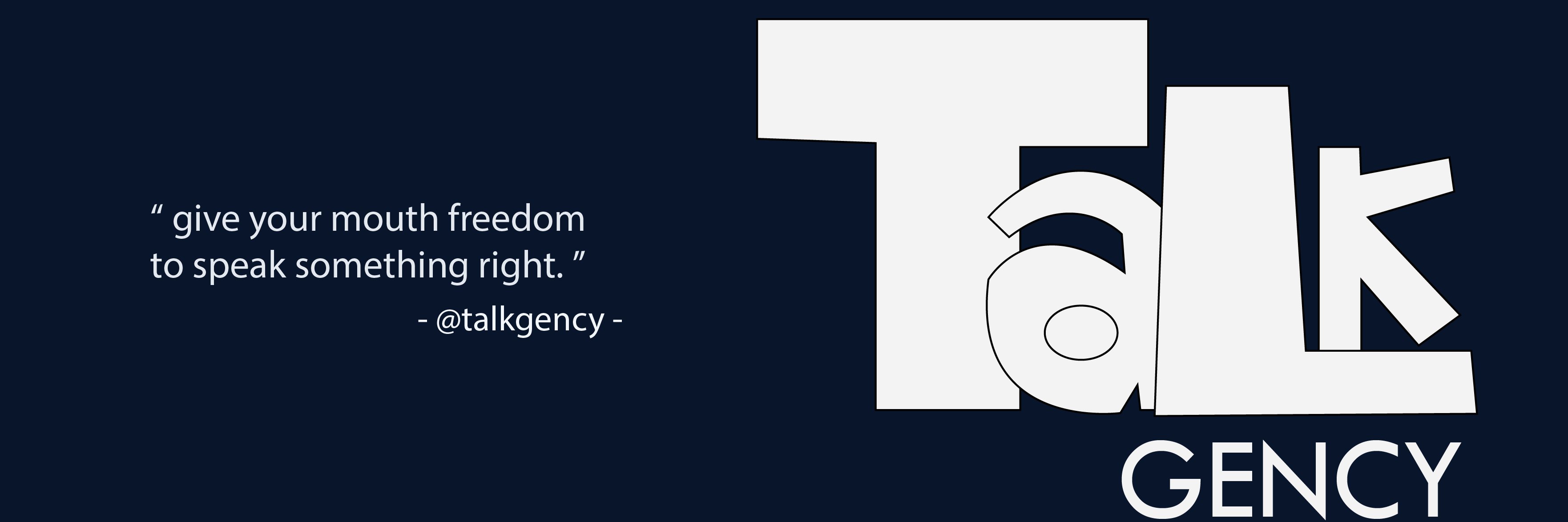 TALKGENCY's profile banner image