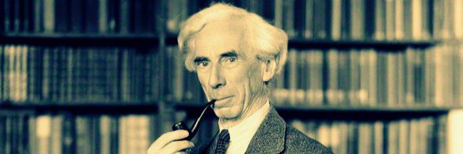 Bertrand Russell banner