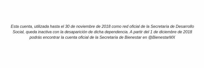 Sedesol México banner