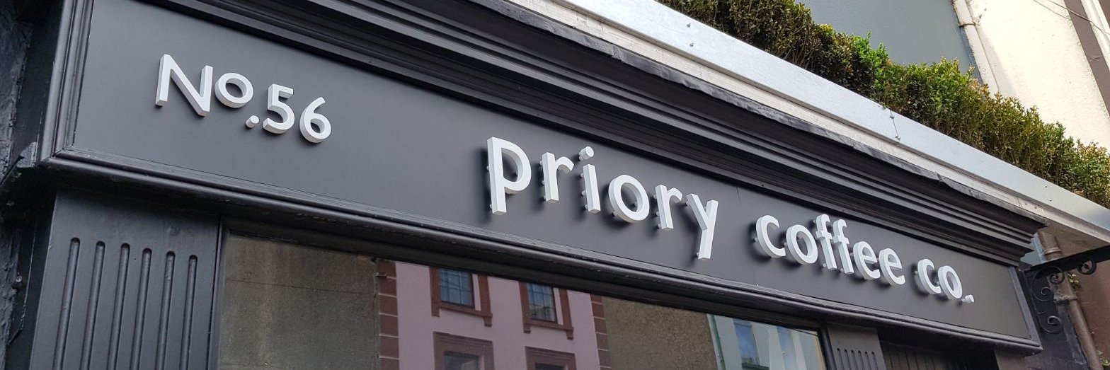 Priory Coffee Co. banner
