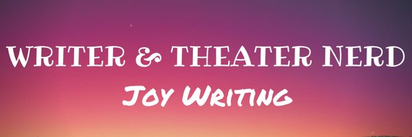 JoyJoyWrites Profile Banner