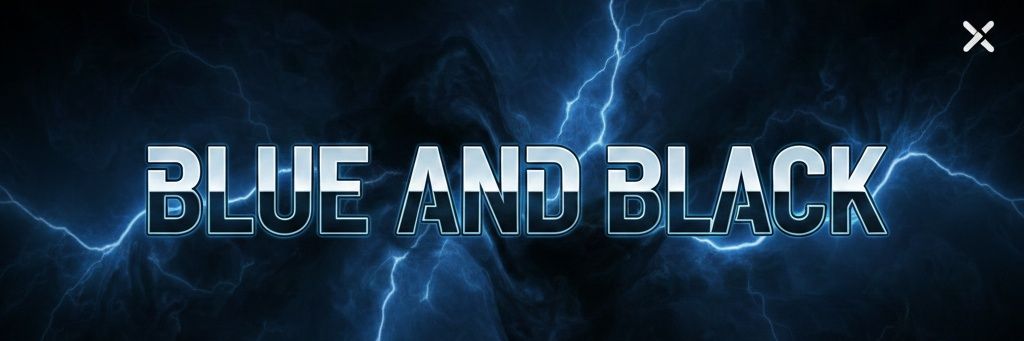 Blue & Black ⭐⭐ banner