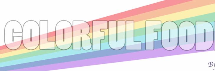 ColorfulFoodie banner