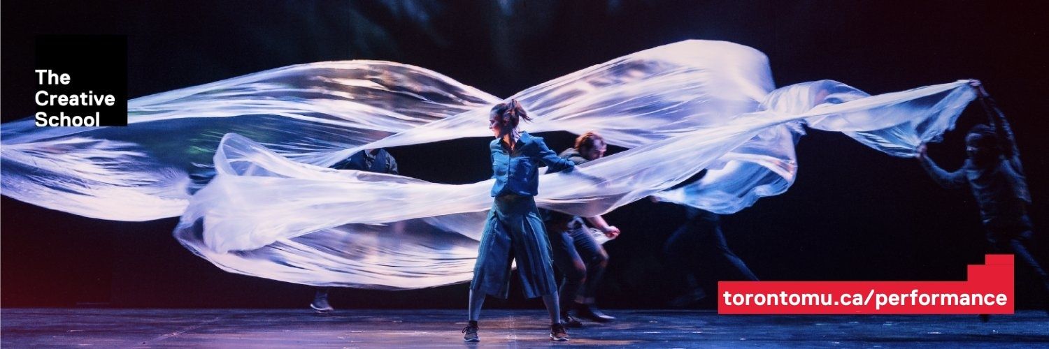 Performance at The Creative School banner