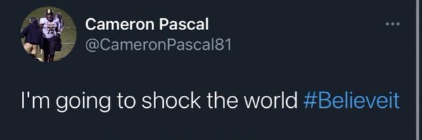CameronPascal81 Profile Banner