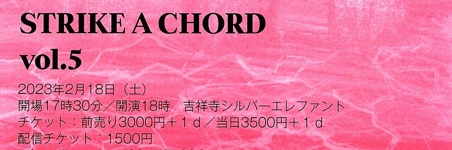 STRIKE A CHORD banner