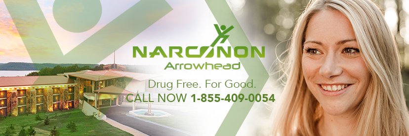 Narconon Arrowhead banner