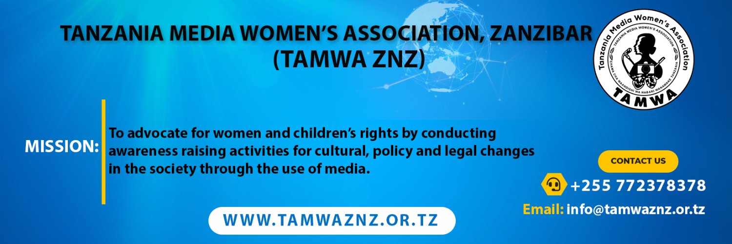 TAMWA Zanzibar's banner