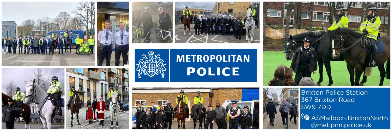 Brixton North Police banner