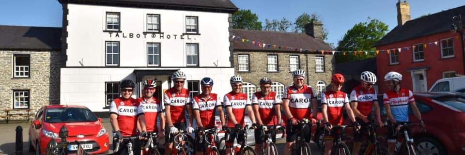 Clwb Seiclo Caron banner