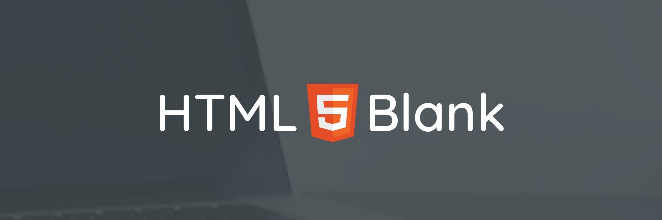 html5blank's profile banner image