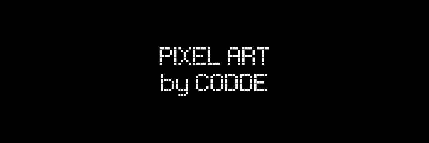 Codde Pixel Art banner
