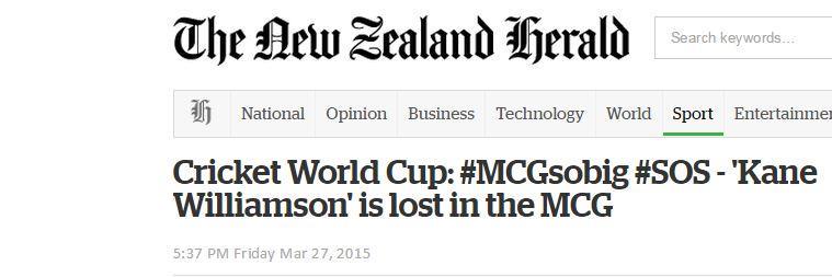 Kane Williamson banner