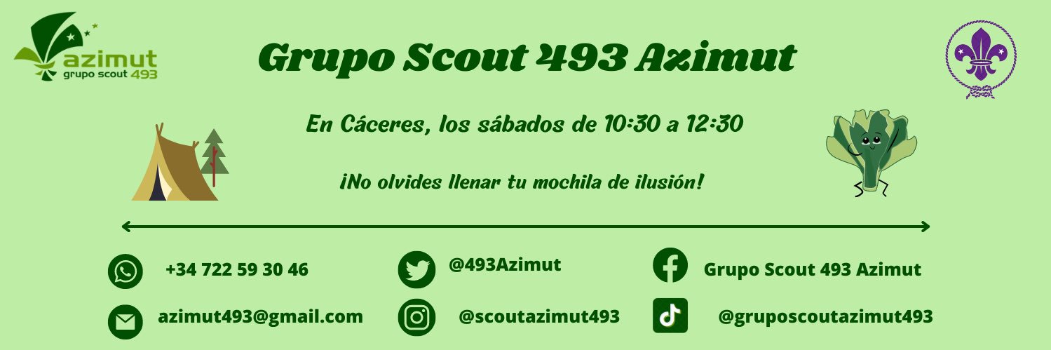 Grupo Scout 493 Azimut banner