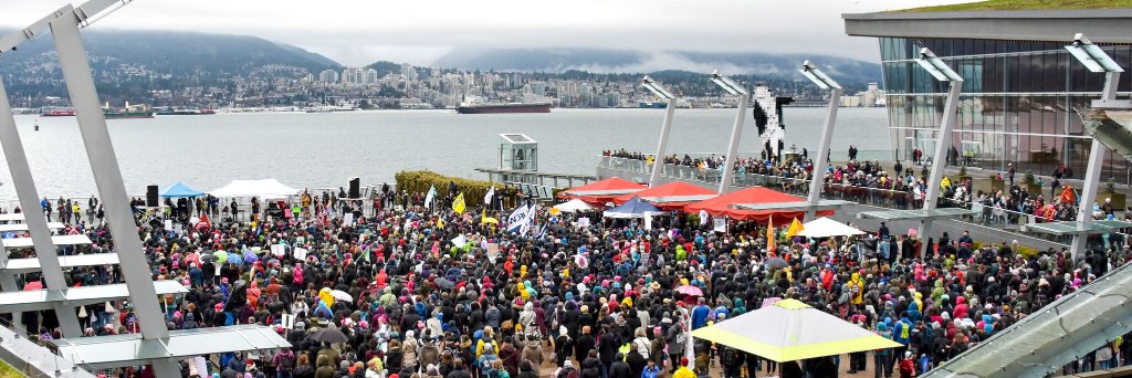 March On Vancouver banner