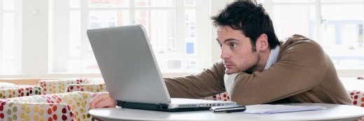 A tiny head in a giant body banner