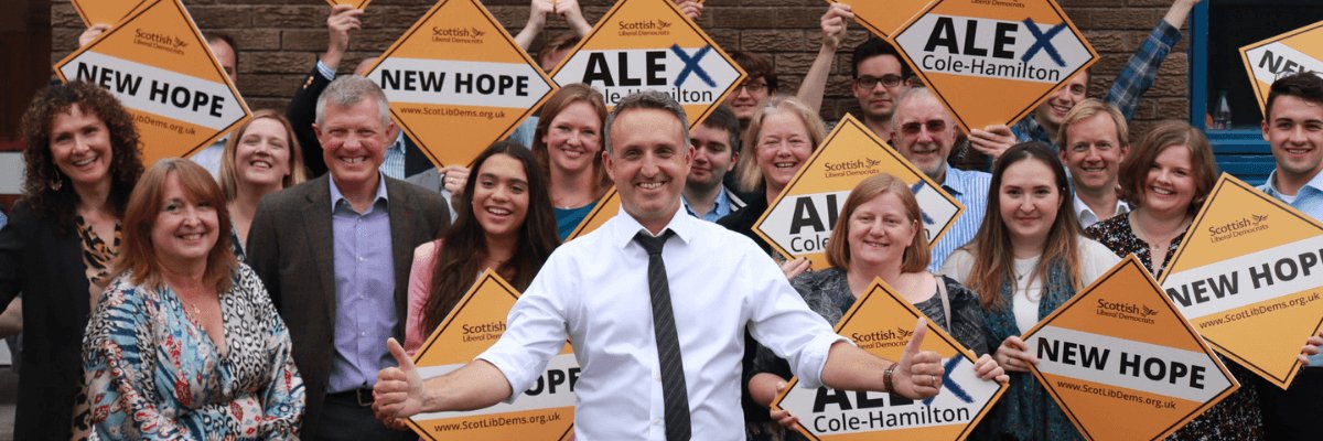Edinburgh Lib Dems 🔶 banner