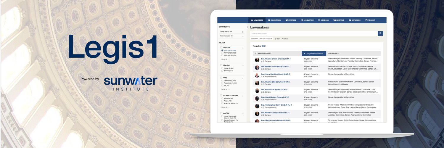 Legis1 Congress Update banner