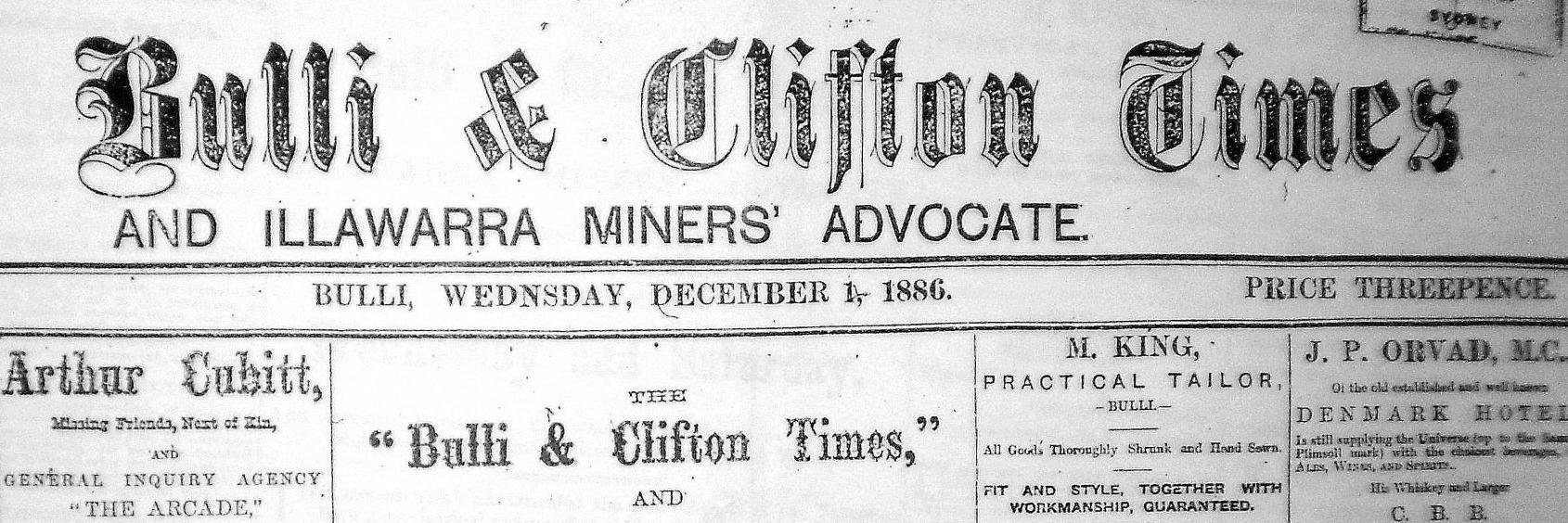 Bulli & Clifton Times banner
