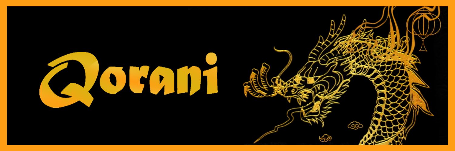 Qorani 🐉🪽 Rain Dragon Vtuber banner