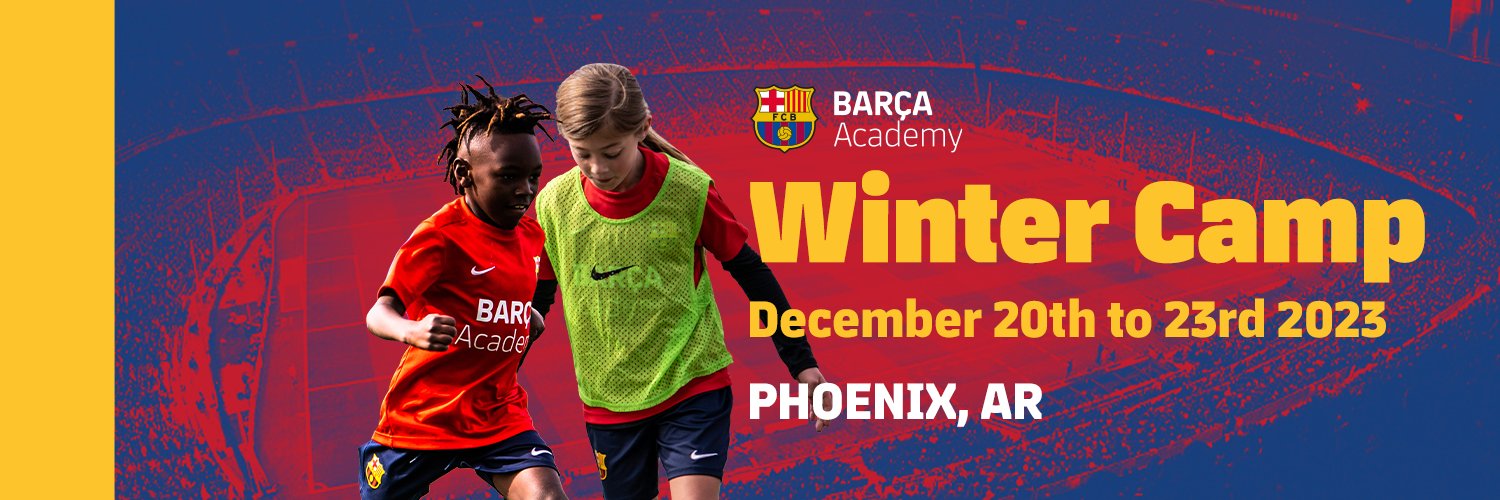 Barça Academy San Diego banner