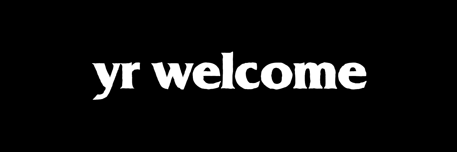 Yr Welcome banner