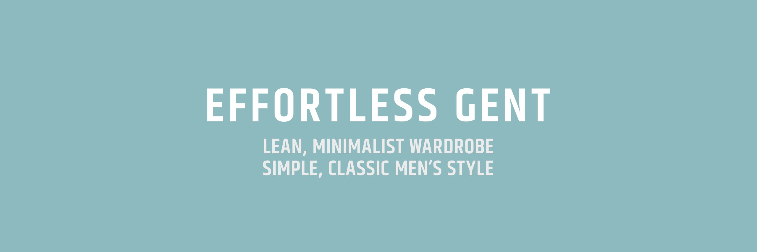 Effortless Gent banner