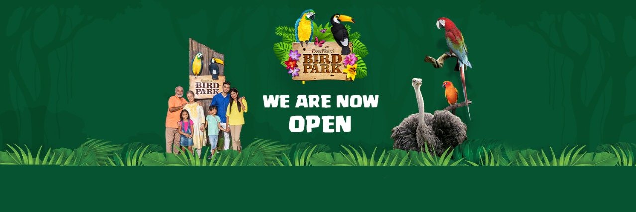 EsselWorld Bird Park banner