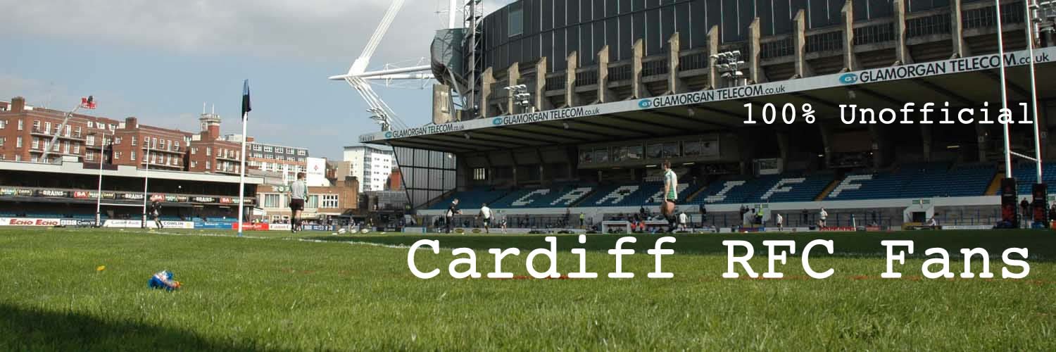 Cardiff Rugby Fans banner