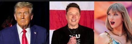 DONALDTRUMPELONMUSKTAYLORSWIFT banner