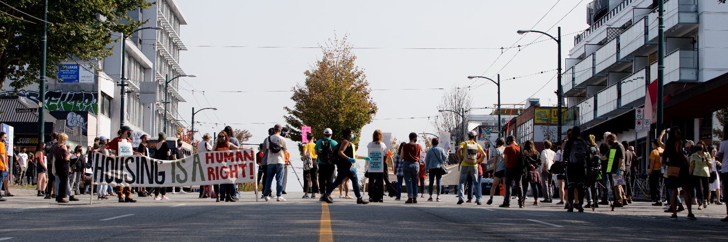 Vancouver Tenants Union banner