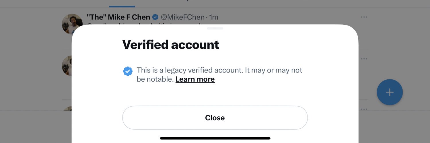 "The" Mike F Chen banner