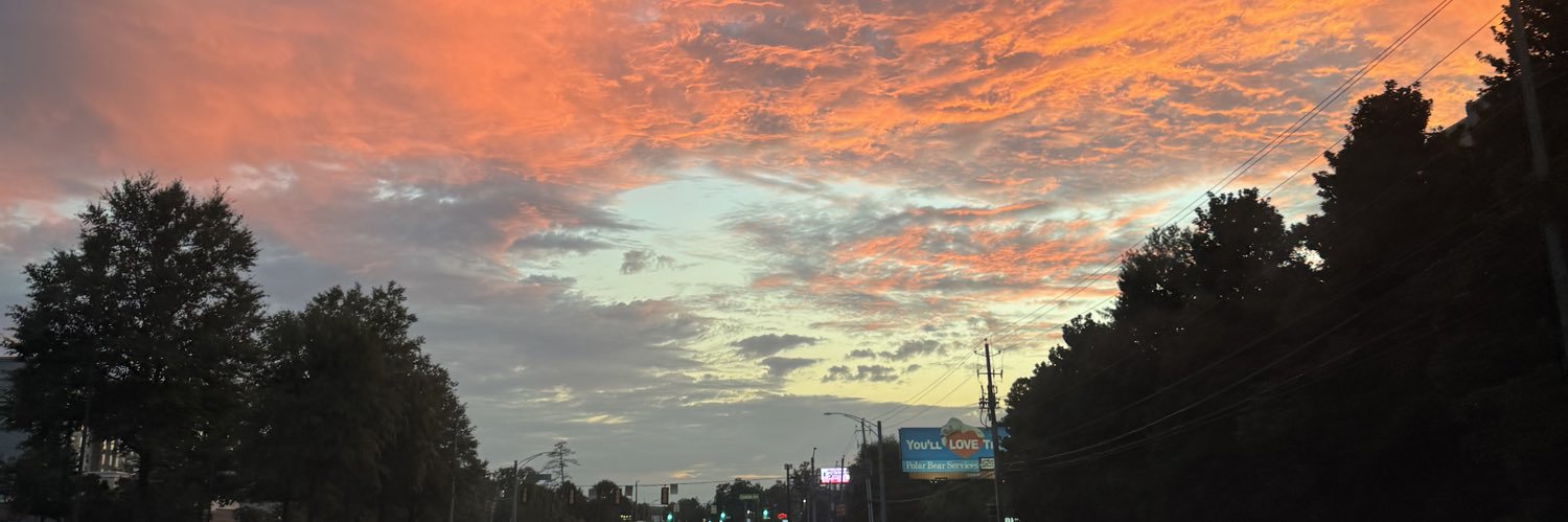 Sunset banner