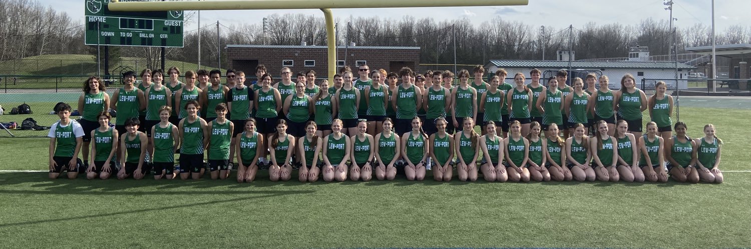 Lew-Port Track and Field banner