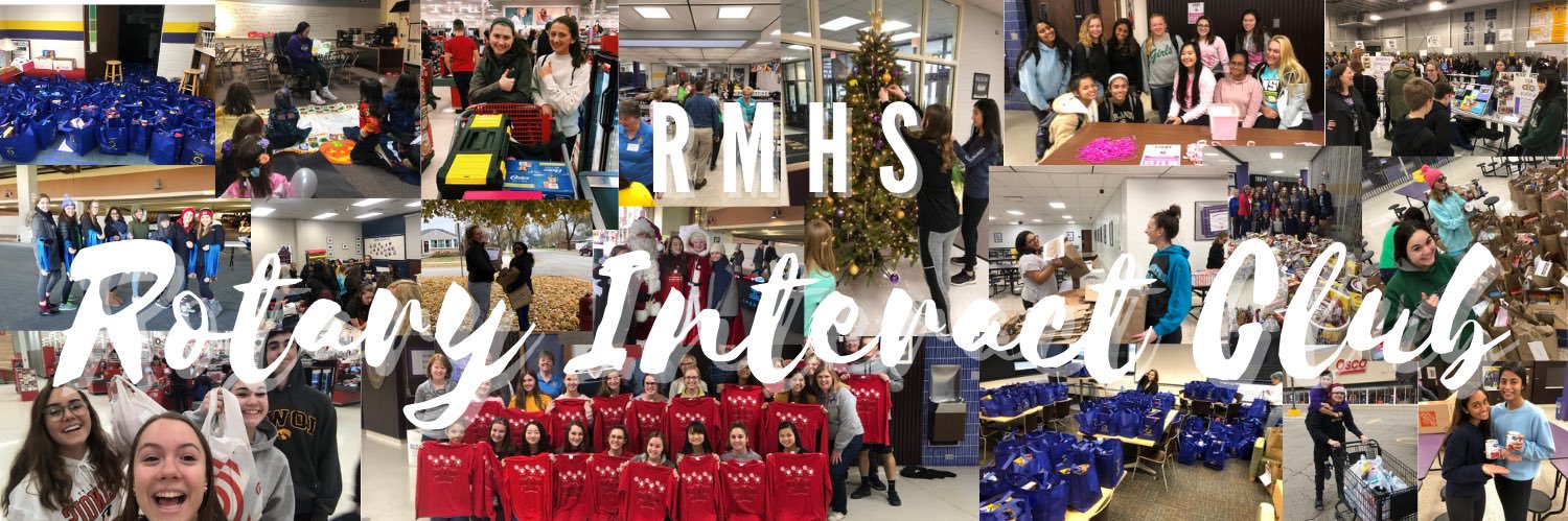 RMHS ROTARY INTERACT CLUB banner