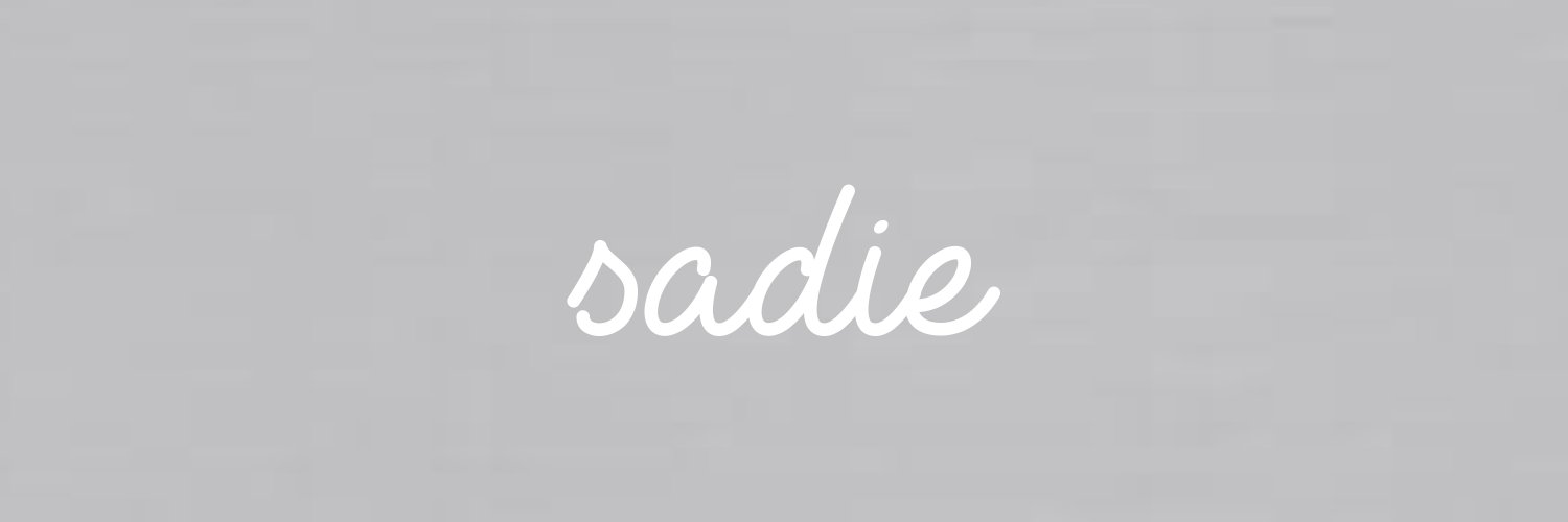 sadie!! banner