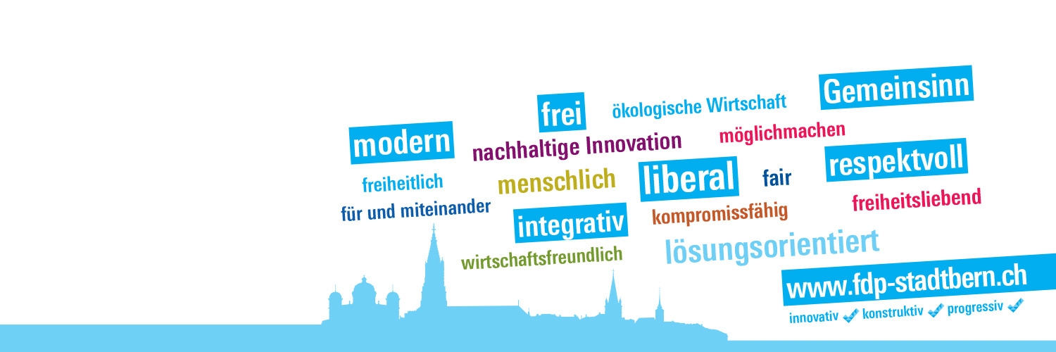 FDP Stadt Bern's banner