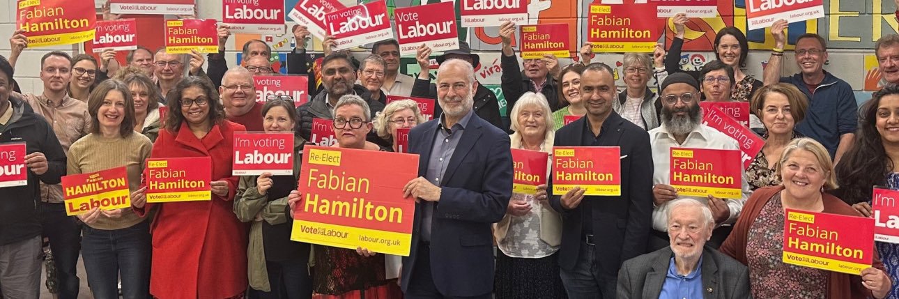 Fabian Hamilton MP's banner