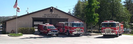 Valley Center Fire banner