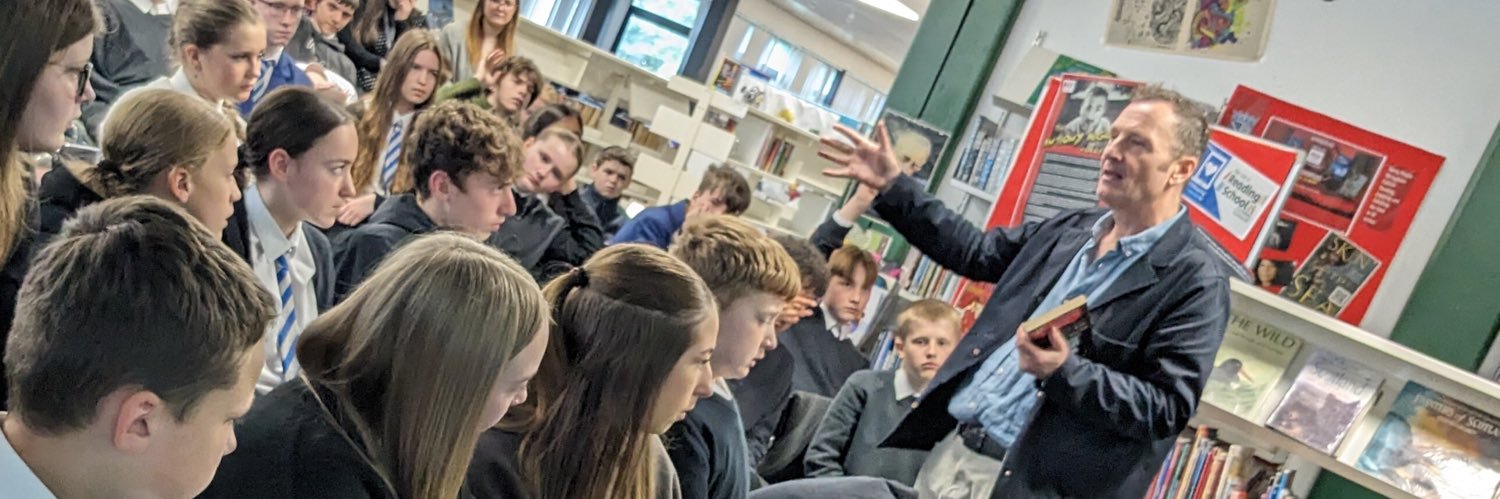 The Library, Larbert High School banner