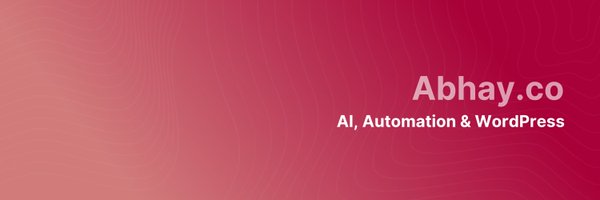 HiAbhayKulkarni Profile Banner