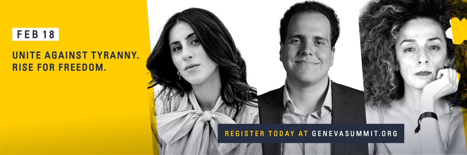 The Geneva Summit for Human Rights and Democracy banner