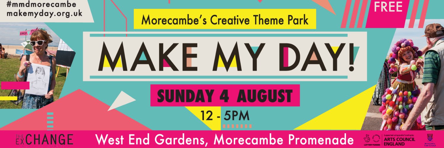 MakeMyDay Morecambe banner
