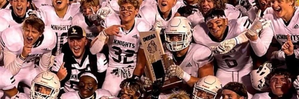 Lone Peak Knight Football banner