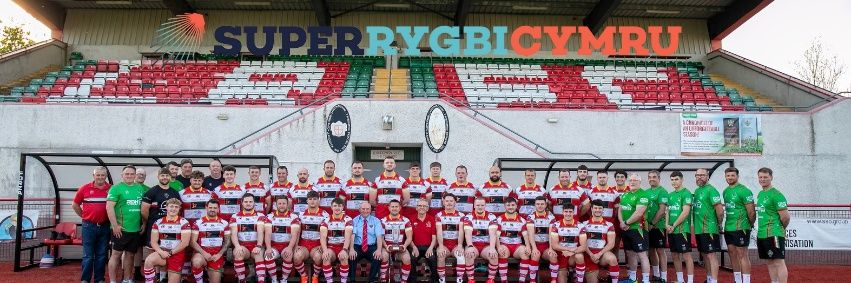 Clwb Rygbi Llanymddyfri's banner