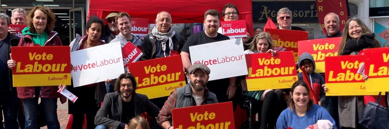 Carshalton & Wallington Labour Party banner