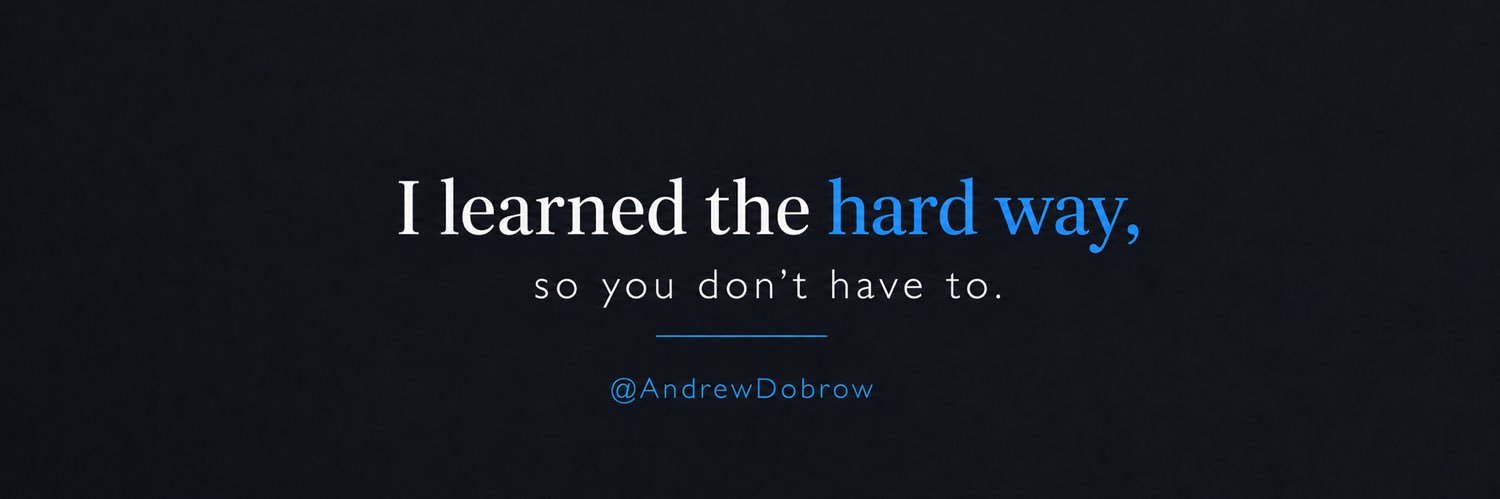 Andrew Dobrow banner